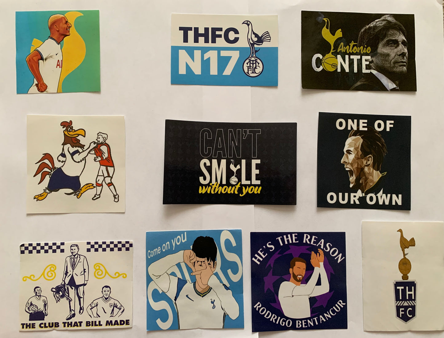 Spurs Stickers - Collection #2 (20 stickers)