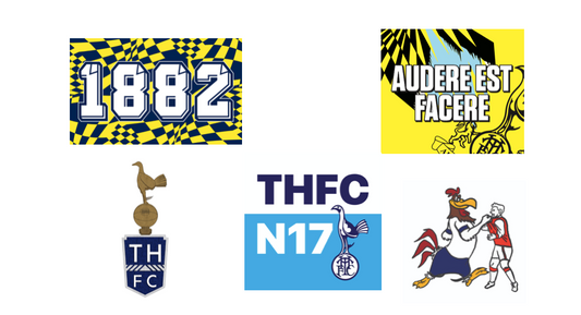 Spurs Stickers - Retro Collection (20 stickers)